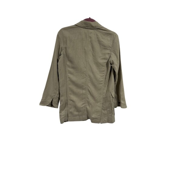 Madewell Breezewoven‎ Larsen Linen Blend Blazer Size XXS - Picture 5 of 8